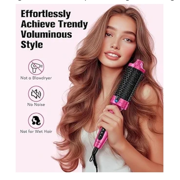 Pink Thermal Hair Styling Brush New In Box - Picture 2 of 10